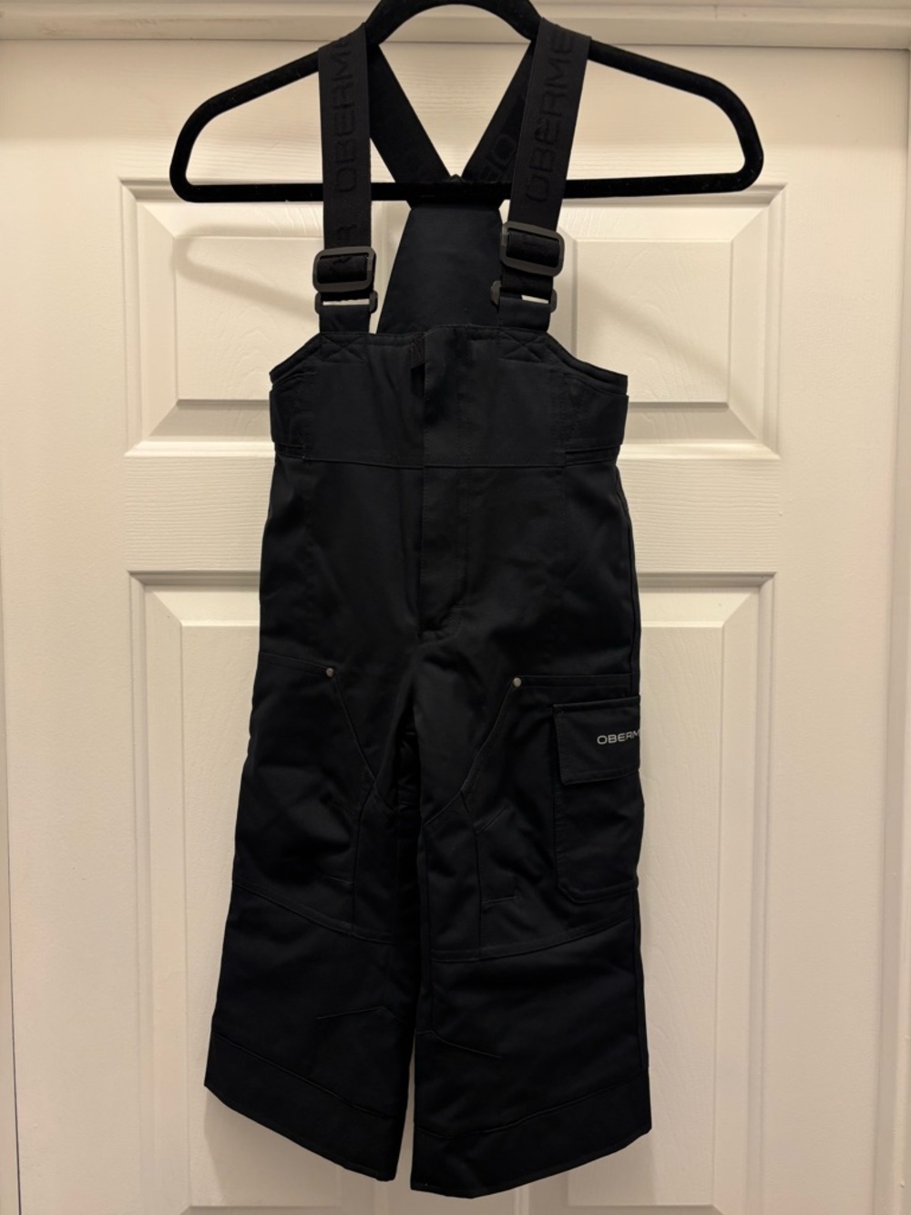 Obermeyer | Kids Black Insulated Snow Bib Overalls